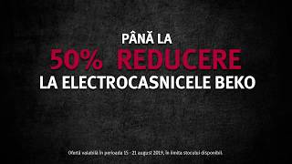 Până la 50 REDUCERE la electrocasnicele BEKO  BLACK FRIDAY de VARĂ [upl. by Eerbua]