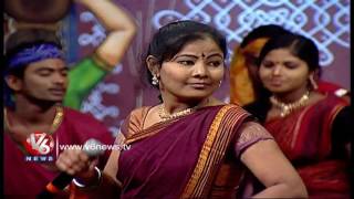 Chennaga Chenla Nillabadi Song  Telangana Folk Songs  Dhoom Thadaka  V6 News [upl. by Airres]