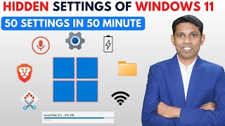 Windows 50 Settings in 50 Minutes Windows 11 Hidden Settings You Must Try in 2024 [upl. by Tnomyar]