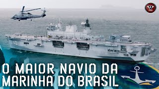 Por DENTRO do MAIOR NAVIO da MARINHA DO BRASIL NAM ATLÂNTICO [upl. by Lirret]