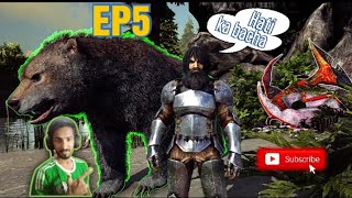 ark survival lost island apne ek or dost dire baer  we have a new friend  full of fun gameplay [upl. by Bonita]