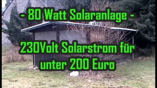 230V Solarstrom für unter 200 Euro [upl. by Moll]