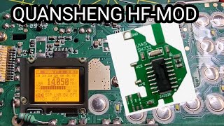 QUANSHENG UVK5  HF CIRCUIT BOARD MODIFICATION SI4732 Chip [upl. by Hgielar451]