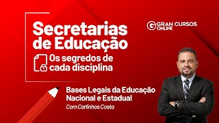 Secretarias de Educação  Os segredos de cada disciplina  Educação Nacional com Carlinhos Costa [upl. by Tnelc]