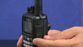 Icom ICA24 NAVCOM Aviation Transceiver [upl. by Ceil]