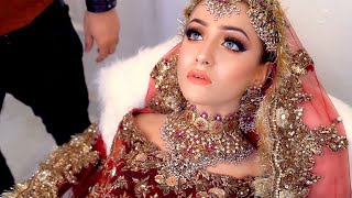 Kashees Bridal Makeup Tutorial l Kashees Makeup Castle [upl. by Ennayr]