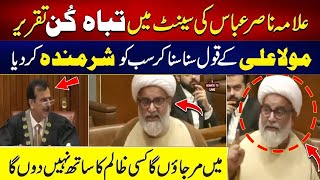 Live 🔴 Allama Raja Nasir Abbas Senate Speech 🏛️ Historic Moment 🇵🇰🔥 SenateSession [upl. by Briano235]