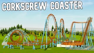 RCT3 Coaster Challenge 6  Corkscrew Coaster [upl. by Ermengarde]