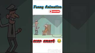 Over smart 😂  Game over🤡 Funny animation 😂  subscribe funny animation shorts [upl. by Chrysler]