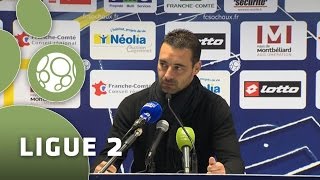 Conférence de presse FC SochauxMontbéliard  GFC Ajaccio 21  20142015 [upl. by Acisset446]