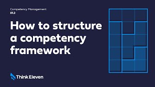 Competency Management How to Structure a Competency Framework [upl. by Raeann964]