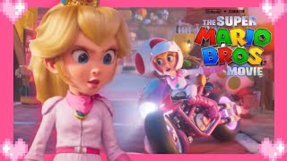 💗 Super Mario Bros Movie  Biker Peach Moments 💗 [upl. by Therine493]