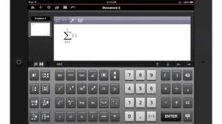 Tutorial TINspire™ Apps for iPad  TINspire™ Keyboard amp Math Templates [upl. by Lleznov]