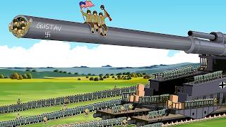 Hitlers Behemoth Railgun That Could Wipeout An Entire City  Schwerer Gustav [upl. by Belita]