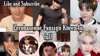 ZB1 Hot Shirtless Sung Hanbin Abs Fansign Show Muscle Zb1 Full Eng Sub Zerobaseone Ktown4u [upl. by Acnaib105]