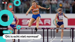 Femke Bol wint EKgoud met enorme voorsprong [upl. by Ursulette]