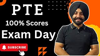 PTE 100 scores exam day how to get 90 scores how to clear PTE exam  Gurwinder Sir [upl. by Yendor]