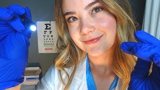 ASMR CRANIAL NERVE EXAM DOCTOR ROLE PLAY Soft Spoken Crinkle Glove Sounds Writing [upl. by Acacia]