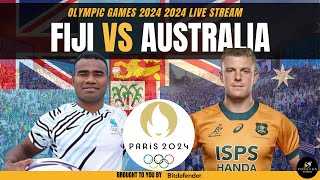 FIJI VS AUSTRALIA LIVE  Olympic Games 2024 Rugby 7s Live Commentary amp Watchalong [upl. by Anilak]