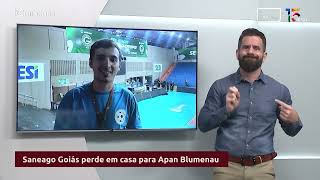 Saneago Goiás perde em casa para Apan Blumenau  CONEXÕES [upl. by Ennyrb901]