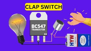 Make A Clap Switch To Turn Your Lights On And Off With This Diy Electronics Project [upl. by Waers]