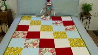 How To Sew A Block Quilt [upl. by Cleodal]