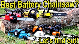 Best Chainsaw Brand ROUND 1 of 2 Milwaukee vs DeWalt Makita Ryobi amp WORX [upl. by Hanschen]