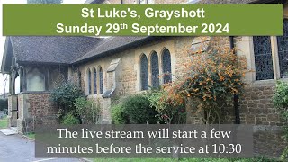 Morning Service from St Lukes Grayshott [upl. by Ainesey]