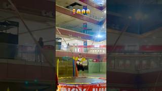 Trampoline jump trampoline jump scared fun [upl. by Naivat]