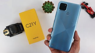 Realme C21y Unboxing  HandsOn Design Unbox AnTuTu Benchmark Camera Test [upl. by Borek]