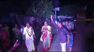 friend marriage new couples dance బుల్లెట్ బండి సాంగ్ floki dj suryapet [upl. by Lehcear]