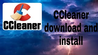 How to download ccleaner install and run  Computer Clean Up  Free amp Easy [upl. by Alecram7]