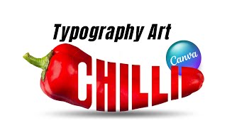 Canva Tutorial  Photo Manipulation In Canva Pro  Typography Art [upl. by Farmelo836]