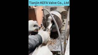 Valve Disc Machining  CenterLine SoftSealing Butterfly Valve Production valvemanufacturer [upl. by Nyrahtak3]