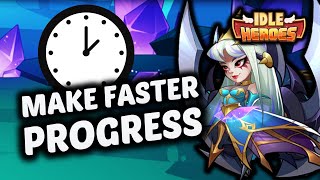 How NEW PLAYERS make FAST PROGRESS in IDLE HEROES [upl. by Sixele]