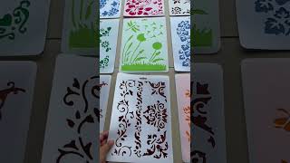 Stencils for fabric painting [upl. by Staffan233]