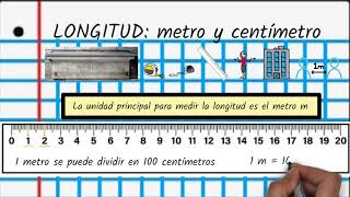 LONGITUD metro y centímetro [upl. by Giulietta]