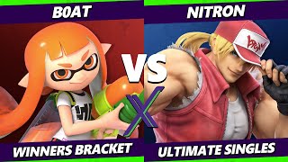 SX 558  B0at Inkling Vs Nitron Terry Smash Ultimate  SSBU [upl. by Toogood]