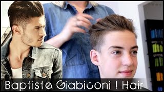 Baptiste Giabiconi Hair Tutorial  French Male Model Hairstyle  Slikhaar TV [upl. by Nosro]