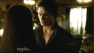 Damon amp Elena Sexual Tension [upl. by Lareena]