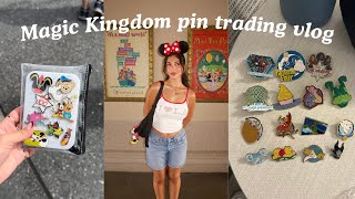 Magic Kingdom Pin Trading Vlog  my best finds EVER [upl. by Winnick924]