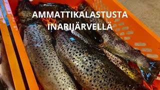 AMMATTIKALASTUSTA INARIJÄRVELLÄ MARRASKUUSSA  VERKKOKALASTUSTA [upl. by Norean]