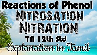 36PhenolNitrosationNitrationHydroxy CompoundsTN 12 th STD Explanation in TAMIL Vol2 unit 11 [upl. by Frazier]