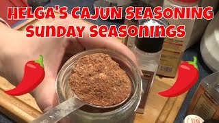 HELGAS CAJUN SEASONING  SUNDAY SEASONINGS [upl. by Smoht910]