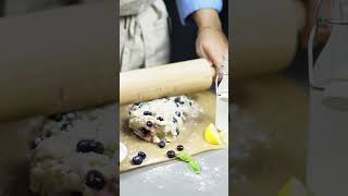 Blueberry Scones with Lemon Zest The Perfect Breakfast Treat food shorts [upl. by Etnasa]