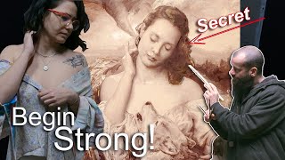 Composition and Underpainting The Beginning Process of an Oil Painting How to Begin Strong [upl. by Sandye705]