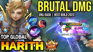 HARITH BEST BUILD 2023  TOP GLOBAL HARITH GAMEPLAY  MOBILE LEGENDS✓ [upl. by Halona358]