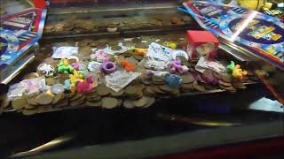 Coin Operated Rock n Roll Pusher Amusement Arcade Machine [upl. by Annmarie]