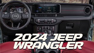 Revamped and Ready Exploring the 2024 Jeep Wranglers Fresh Interior Exterior and Enhanced Tech [upl. by Esilrahc253]