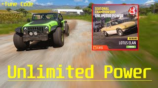 Unlimited Power Seasonal Championship Unlimited Offroad A800  Tune Code  Forza Horizon 5 [upl. by Gemini]